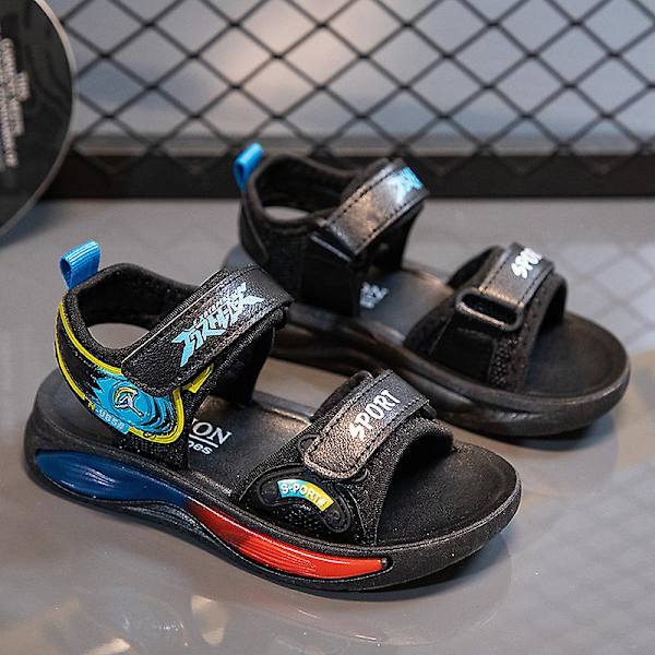Pojkar Strandtofflor Modesandaler Utomhus Halkfria inomhusskor 3Bcb729 Blue 34