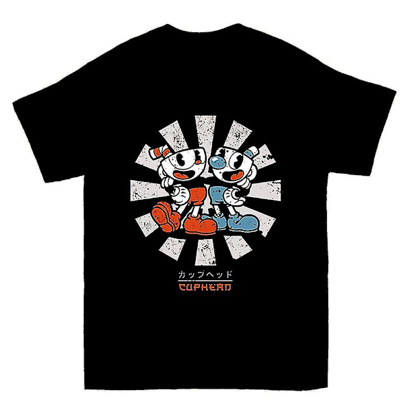 Cuphead retro japansk T-shirt M