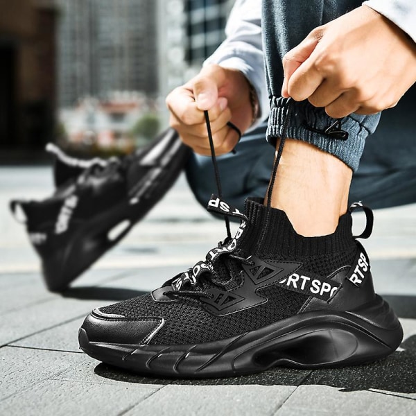 Löpning för herr Andas promenader Atletisk Skor Mode Sneakers 3Bf806 Black 44