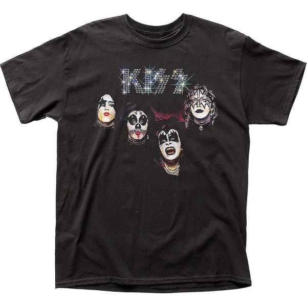 Glittrande logotyp Kiss T-shirtkläder XXL