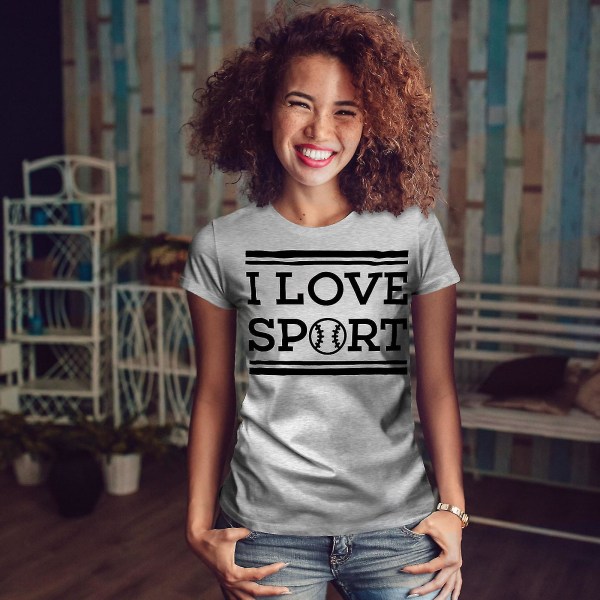 I Love Sport Tenis T-shirt för kvinnor M