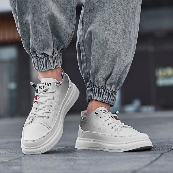 Casual för män Mode Platta skor Frd73 Gray 41