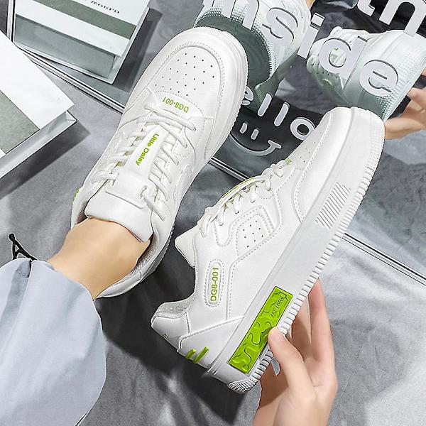 Herrskor Mode Sneakers Andas halkfria Casual Shoes Pd91 White 41