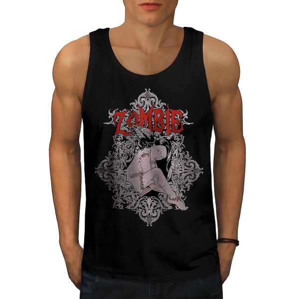 Girl Rock Metal Zombie Men Linne XXL