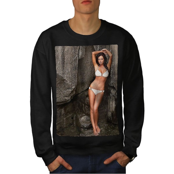 Sea Girl Hot Bikini Men Sweatshirt XXL