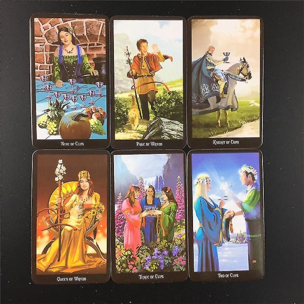 Häxor Tarotkort Engelsk version Familjefest Hållbara pokerspel Roligt spel för unisex 5-7 år Vuxen Entert44st Ts42