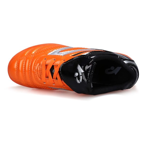 Fotbollsskor för män Spikes Fotbollsskor för ungdomar Stövlar Athletic Sneaker 3C26008 Orange 35