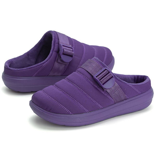 Herr bomullstofflor Varma vinterhalkfria skor Hk999 Purple 43