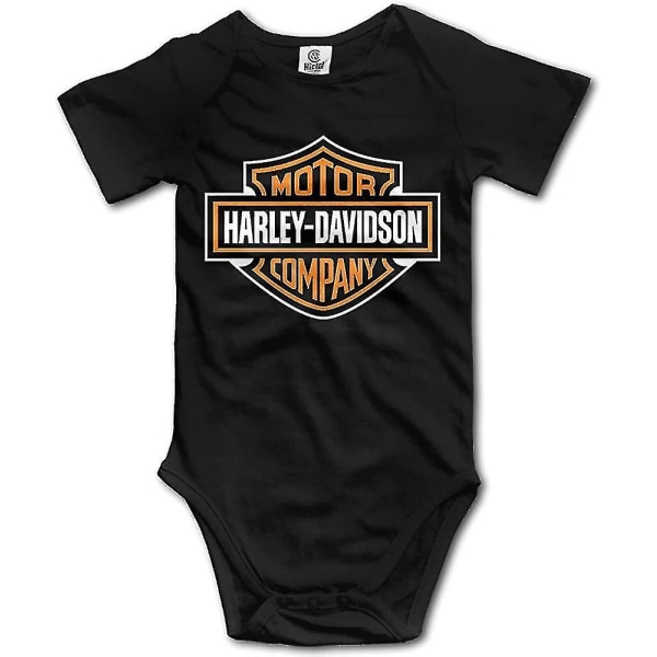 Ogbcom Baby's Harley Davidson Hängande bodysuit Romper Playsuit Outfits Kläder Klätterkläder Kort ärm M