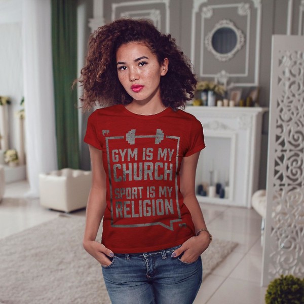 Gym Kyrka Sport Sport Dam T-shirt L