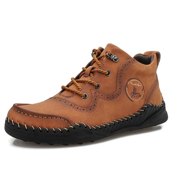 Utomhusstövlar för män Mode Casual Boots 1G668 Brown 45