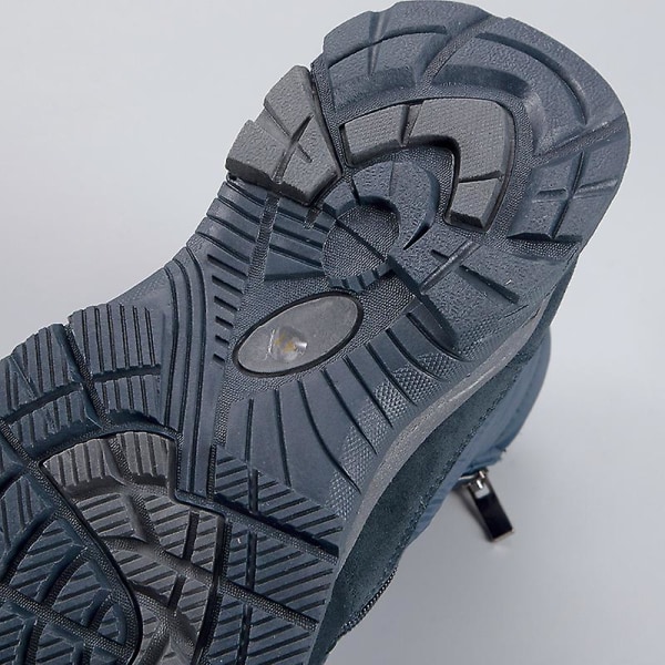 Vintersnöskor för herr Vattentåliga skor Anti-halk Casual Lätt vandringskänga 2J050 Blue 40