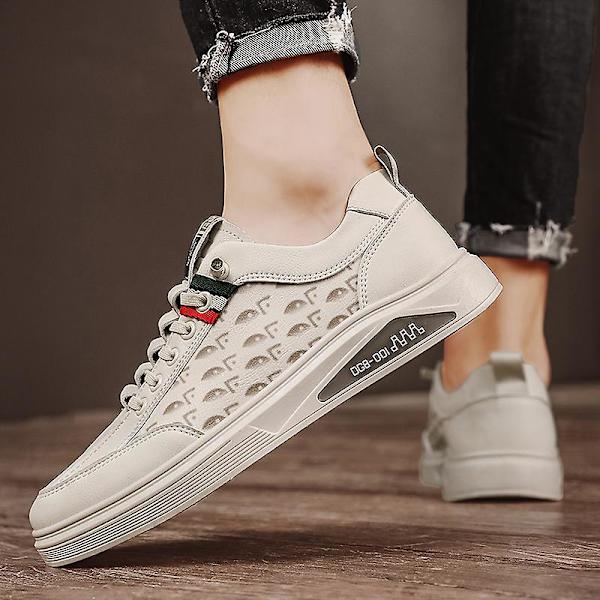 Herr Dam Sneakers Andas löparskor Mode Sportskor Yj1660 Khaki 41