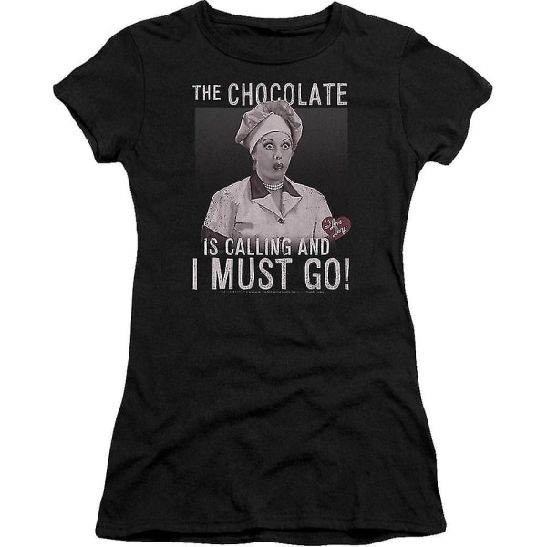 Junior Chocolate Calling I Love Lucy Shirt L
