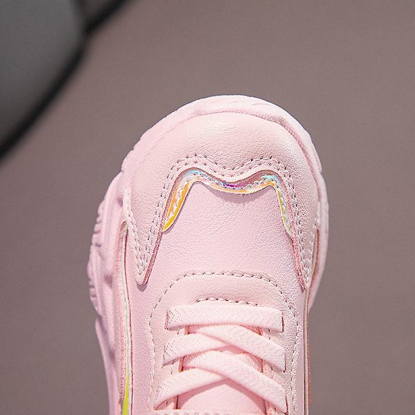 Pojkar Flickor Sneakers Andas löparskor Mode Sportskor 3A9322 Pink 34
