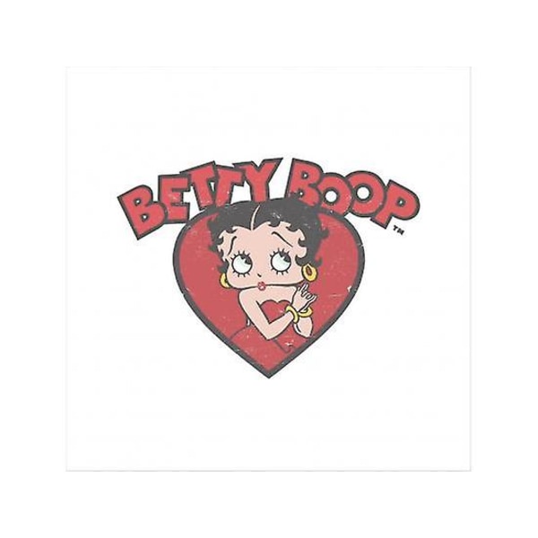 Betty Boop Love Röd Klänning Damväst 2XL