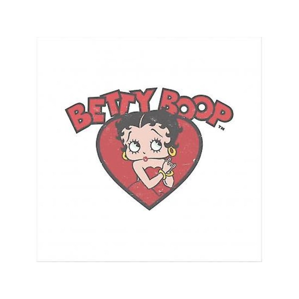 Betty Boop Love Röd Klänning Damväst M
