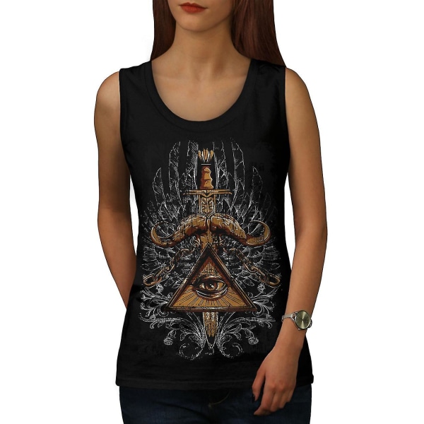 Triangle Society Dam Blacktank Top S