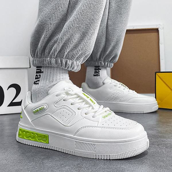 Herrskor Mode Sneakers Andas halkfria Casual Shoes Pd91 White 41