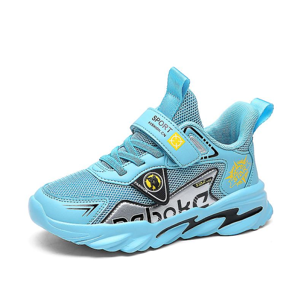 Sneakers för barn Andas löparskor Mode Sportskor 2C2022-1 Blue 32