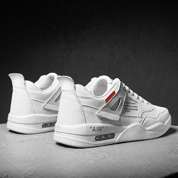 Herrsneakers Air Cushion Andas Sports löparskor 2Dk38 White 42