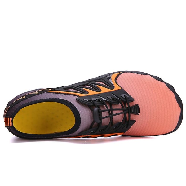 Herr Vattenskor Snabbtorkande Sport Aqua Skor Simskor 3Ca166 BlackOrange 35