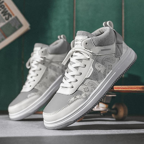 Herrsneakers Andas Dam Skateboarding Skor Löparskor A811 WhiteGray 41