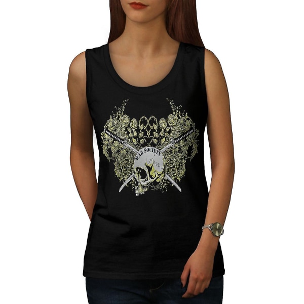 War Society Death Skull Women Linne XXL