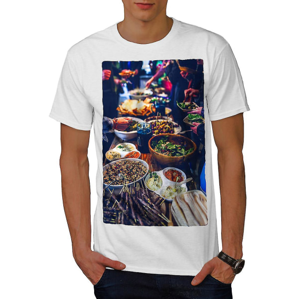 Traditionell Diner Men Whitet-shirt S