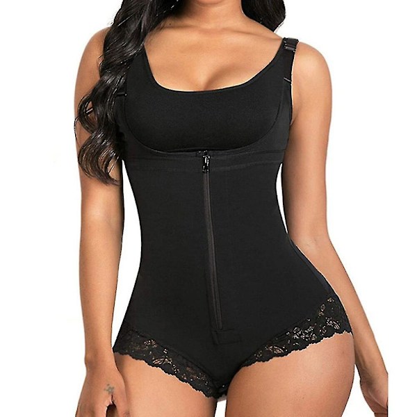 Kvinnor Body Shaper Colombianska Reduktiva gördlar Underbyst Korsett Body Waist trainer Butt Lifter Shapewear Magkontroll Fajas,svart S