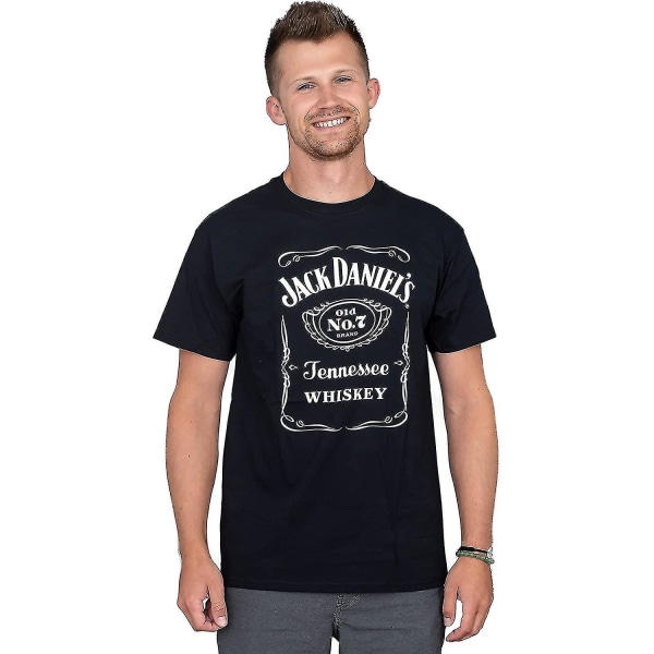 Jack Daniels Daniel's Label T-shirt för män 2XL