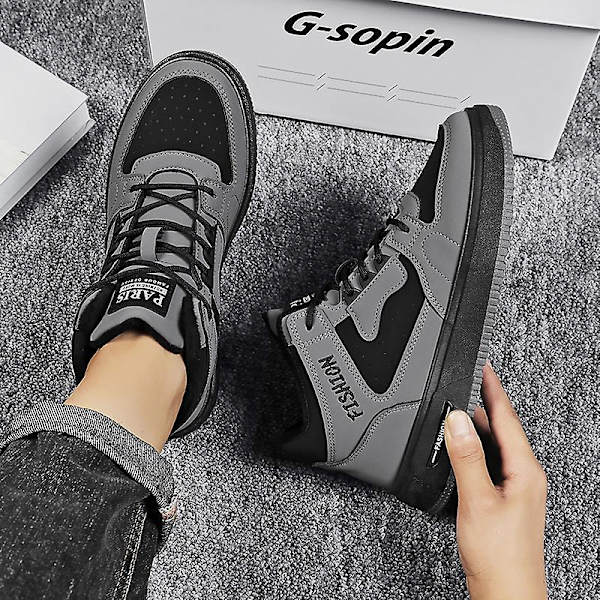 Herrsneakers Andas Skateboarding Skor Dam Löparskor 8203 Black 41