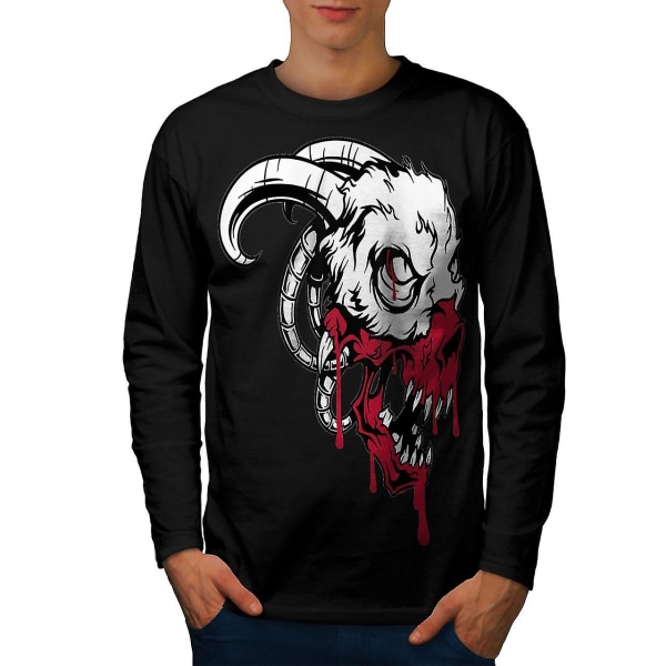 Evil Blood Animal Horror Män Blacklong Sleeve T-shirt S