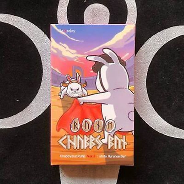 Chubby Bun Rabbit Rune Tarot Divination Card