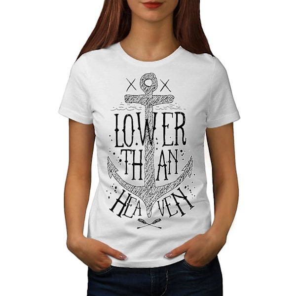 Lower Than Heaven Whitet-shirt för kvinnor M