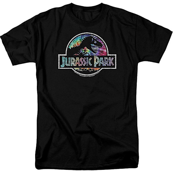 Tie Dye Logo Jurassic Park T-shirt kläder L