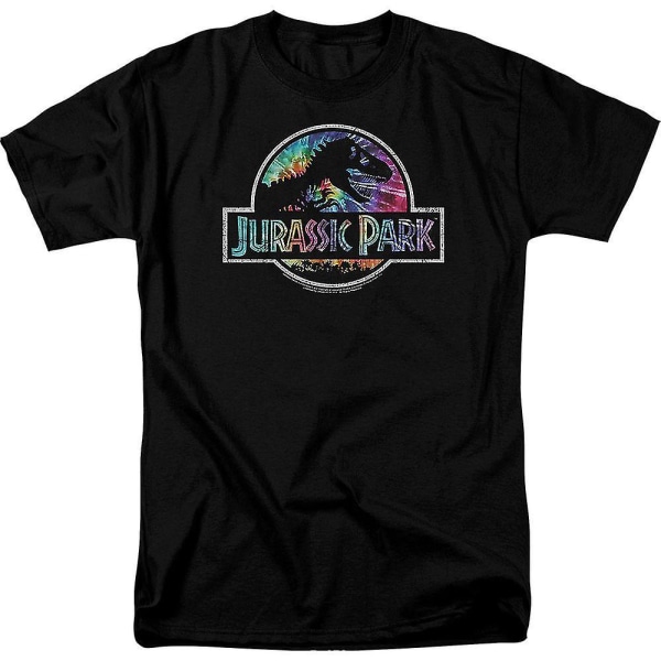 Tie Dye Logo Jurassic Park T-shirt kläder M
