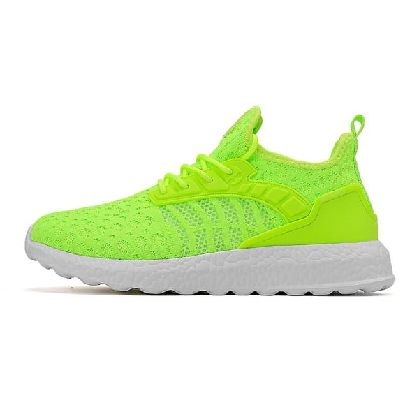 Sneakers för män Löpartennisskor Lättviktsventilerande Sport Athletic 3C851 Green 40