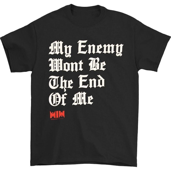 Orörlig i vitt My Enemy T-shirt L