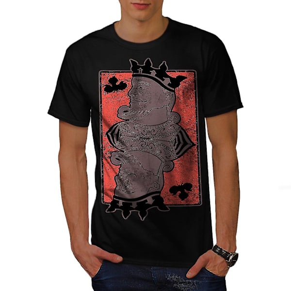 King Of Clubs Card Herr T-shirt M