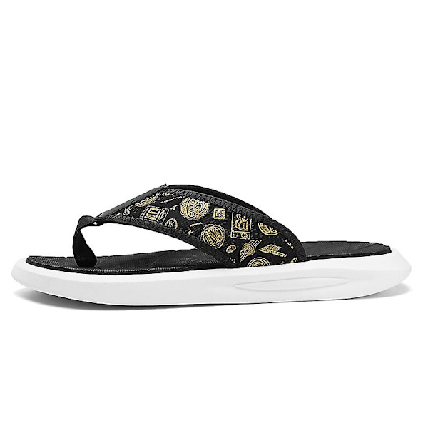 Herrflip-flops stringtrosor Sandaler Komforttofflor för stranden 3C23313 Gold 44