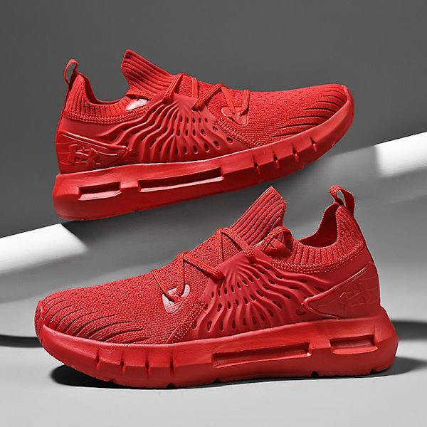 Herrsneakers Andas löparskor Mode Sportskor 3A22018 Red 41