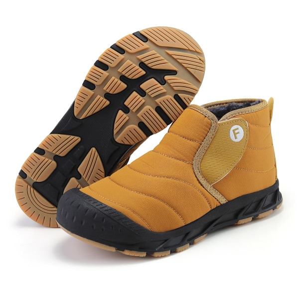 Vintersnöskor för herr Vattentåliga skor Anti-halk Casual Lätt vandringskänga 2012 Yellow 39