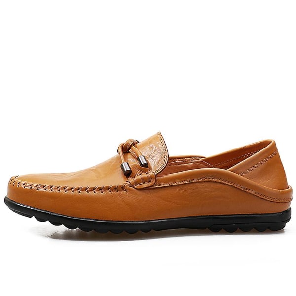 Casual för män Mode Bekväm Loafer 2C2050 LightBrown 47