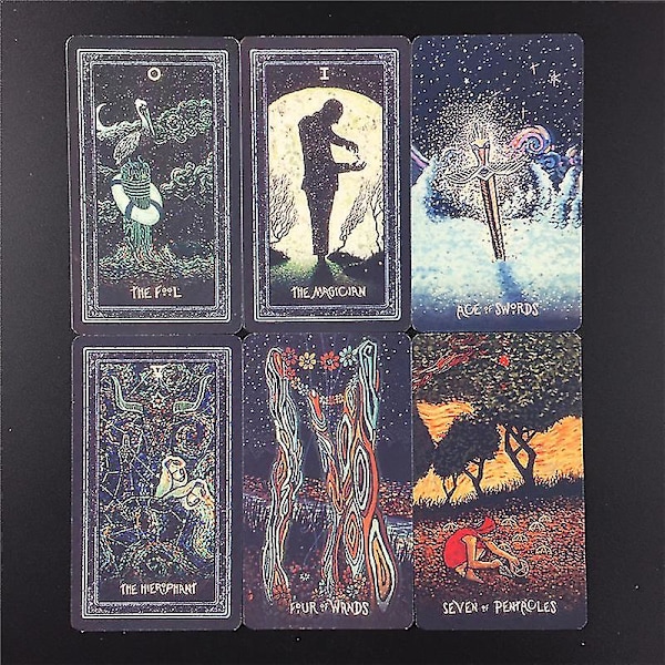 Tarotkort Spirits Of The Animals Oracle- set Festunderhållning Brädspel för vuxna barn50st Ts90