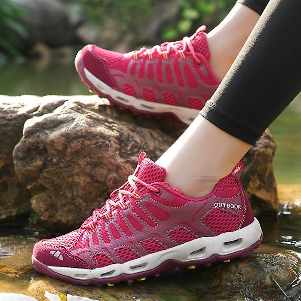 Herrsneakers Andas löparskor Mode Sportskor 3A6126 Red 41