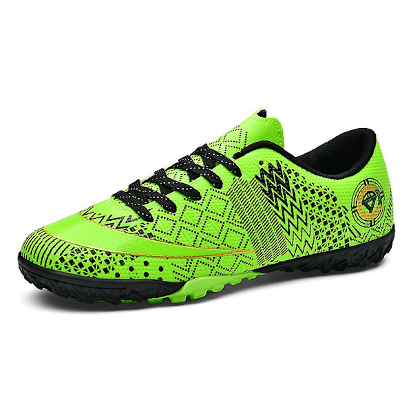 Fotbollsskor för män Halkfria fotbollsskor Klossar Gräs Fotbollssneakers Yj757 Green 44