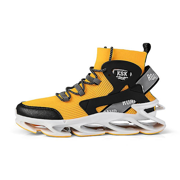 Herr Sport Athletic löparsneakers Walking Shoes 3B9997 Yellow 39