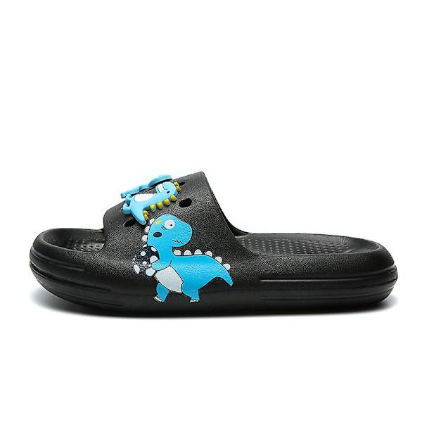 Barnsandaler Mode Casual Andas strandskor F002 Black 34