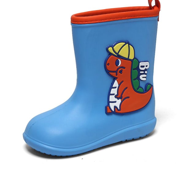 Regnstövlar för barn Vattentäta skor för pojkar, flickor 2D202 Blue 14